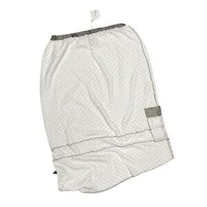 NoBlu White Textured Skirt XL Lagenlook Asymmetrical 100% Cotton NWT